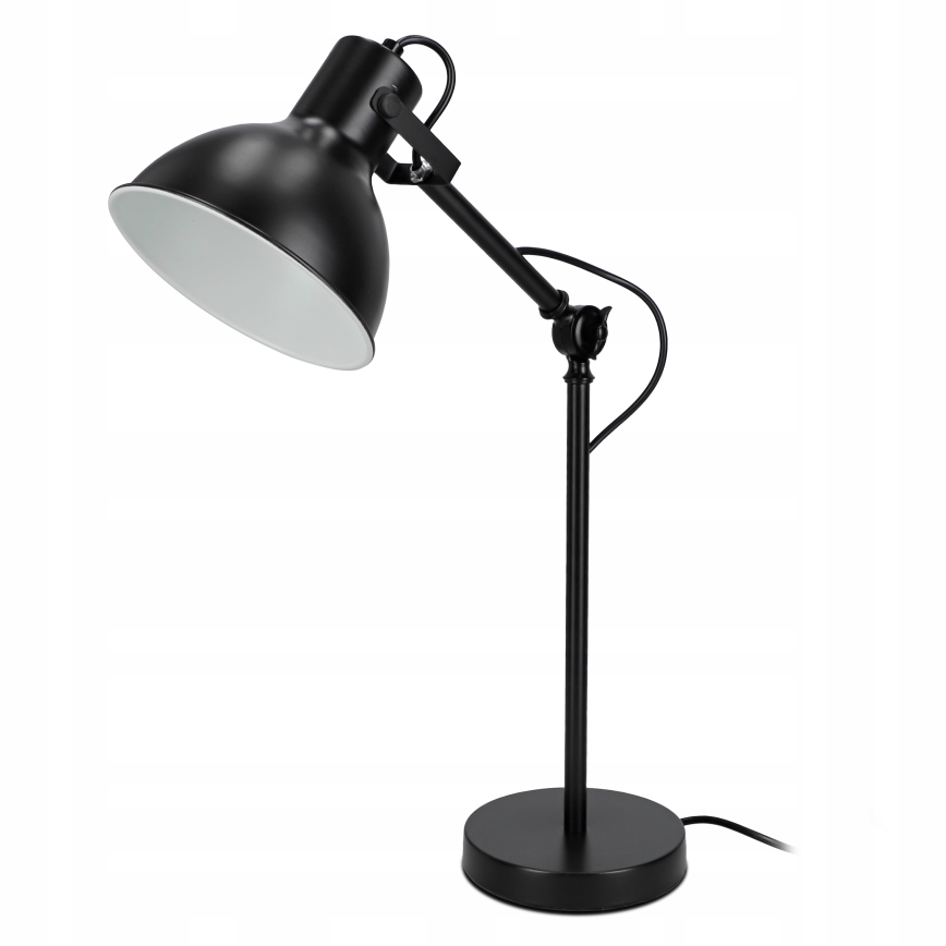 Stolná lampa 1xE27/40W/230V čierna