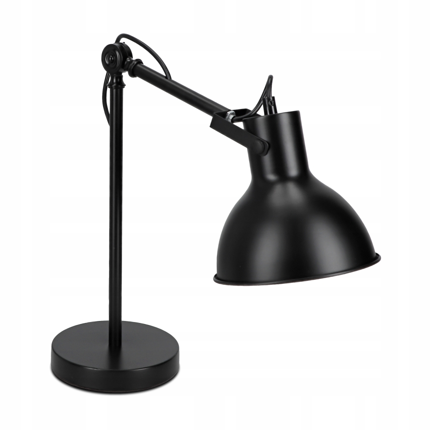 Stolná lampa 1xE27/40W/230V čierna