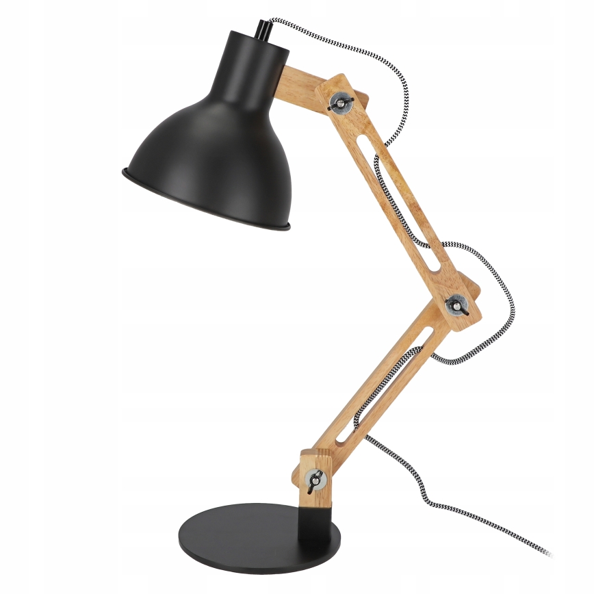 Stolná lampa 1xE27/40W/230V čierna