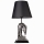 Stolná lampa 1xE27/40W/230V čierna/strieborná