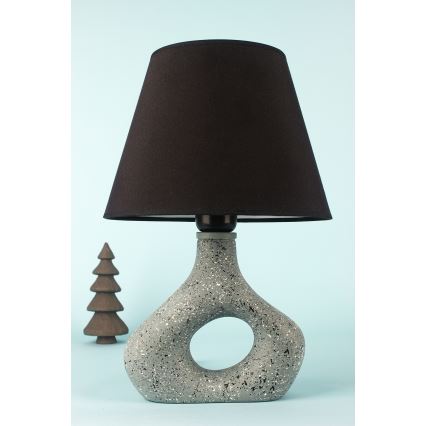 Stolná lampa 1xE27/40W/230V čierna/zelená