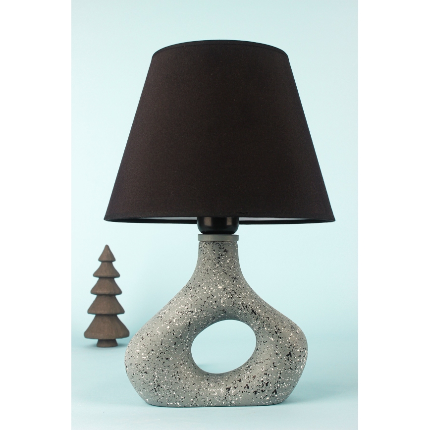 Stolná lampa 1xE27/40W/230V čierna/zelená