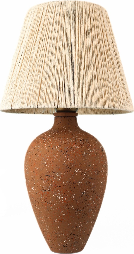 Stolná lampa 1xE27/40W/230V hnedá/krémová