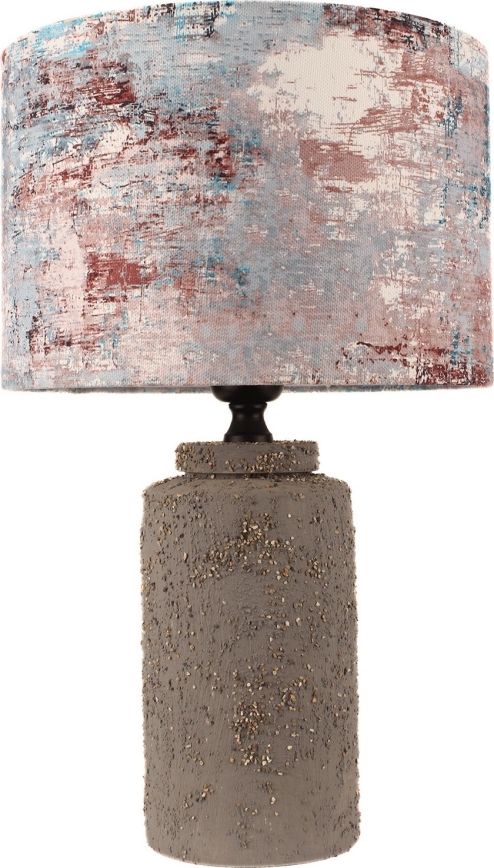 Stolná lampa 1xE27/40W/230V hnedá/pestrofarebná