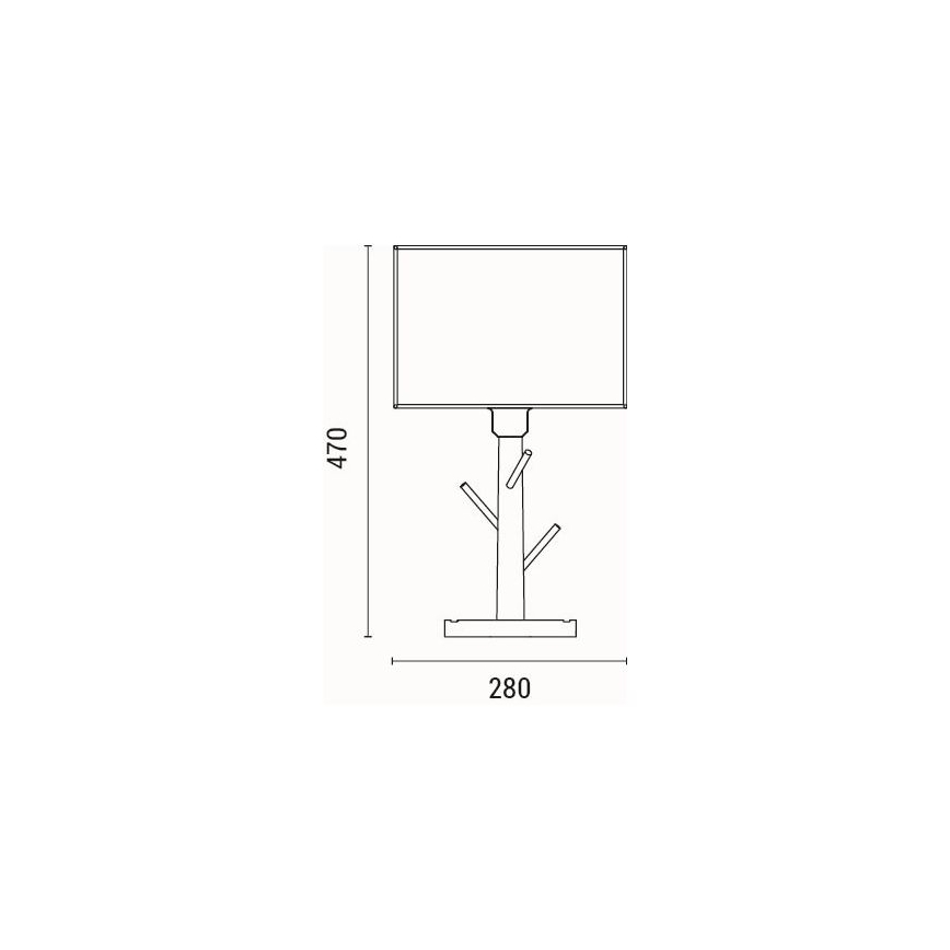 Stolná lampa 1xE27/40W/230V