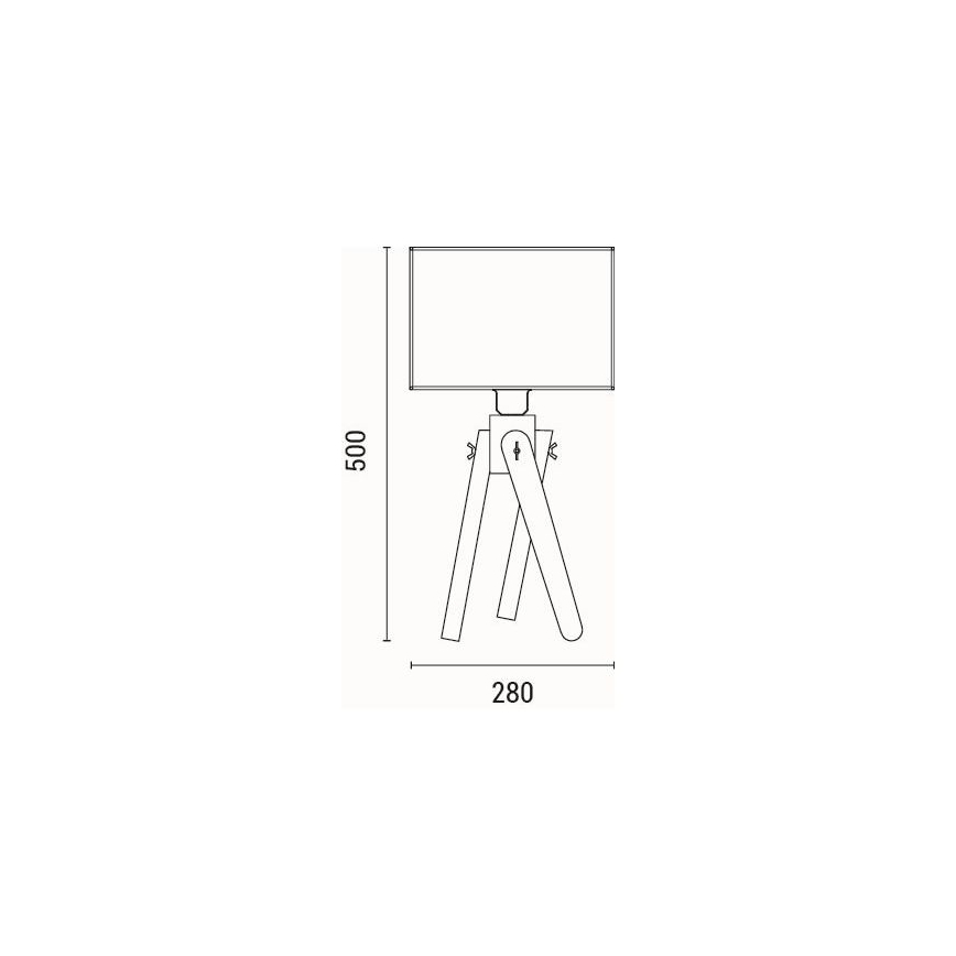 Stolná lampa 1xE27/40W/230V