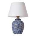 Stolná lampa 1xE27/40W/230V modrá