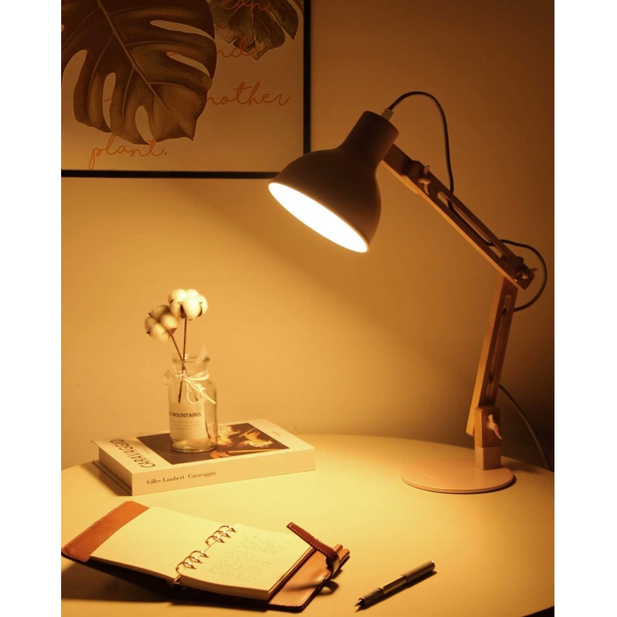 Stolná lampa 1xE27/40W/230V ružová