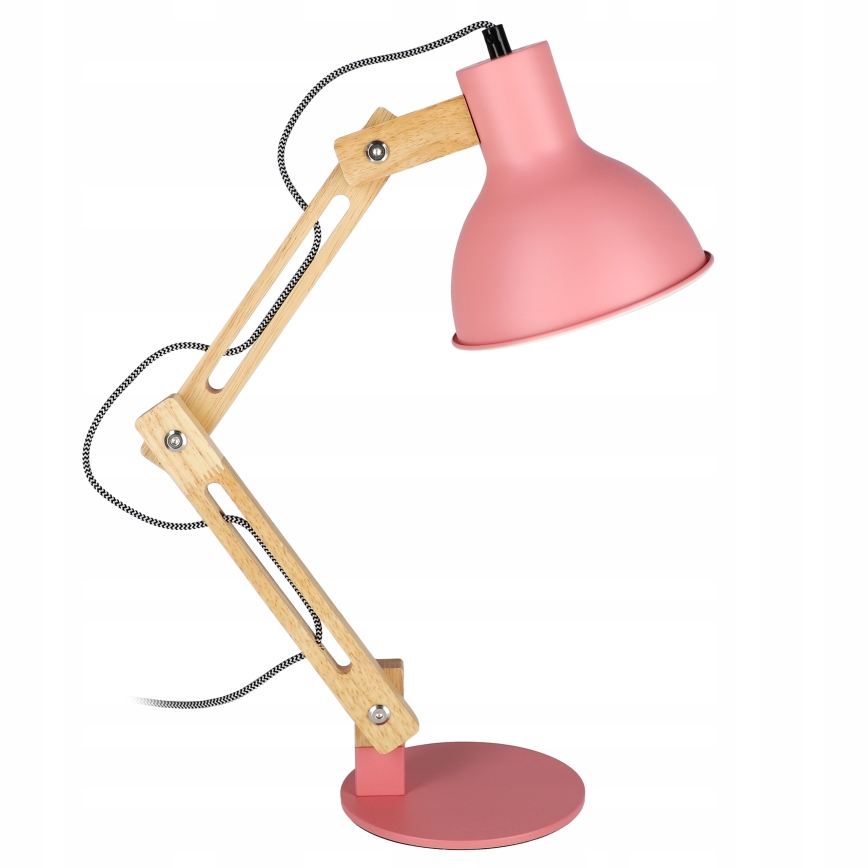 Stolná lampa 1xE27/40W/230V ružová
