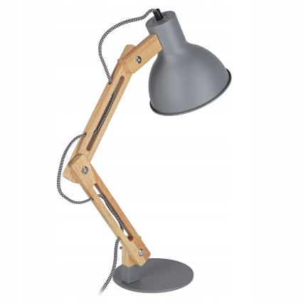 Stolná lampa 1xE27/40W/230V sivá