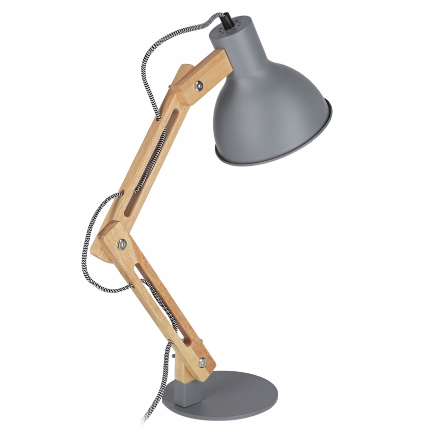 Stolná lampa 1xE27/40W/230V sivá