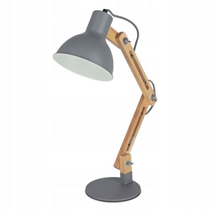 Stolná lampa 1xE27/40W/230V sivá