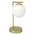 Stolná lampa 1xE27/40W/230V zlatá/biela