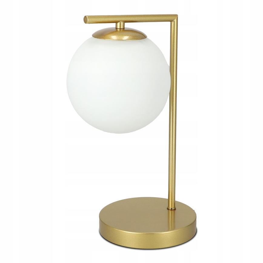 Stolná lampa 1xE27/40W/230V zlatá/biela