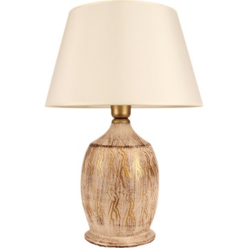 Stolná lampa 1xE27/40W/230V zlatá