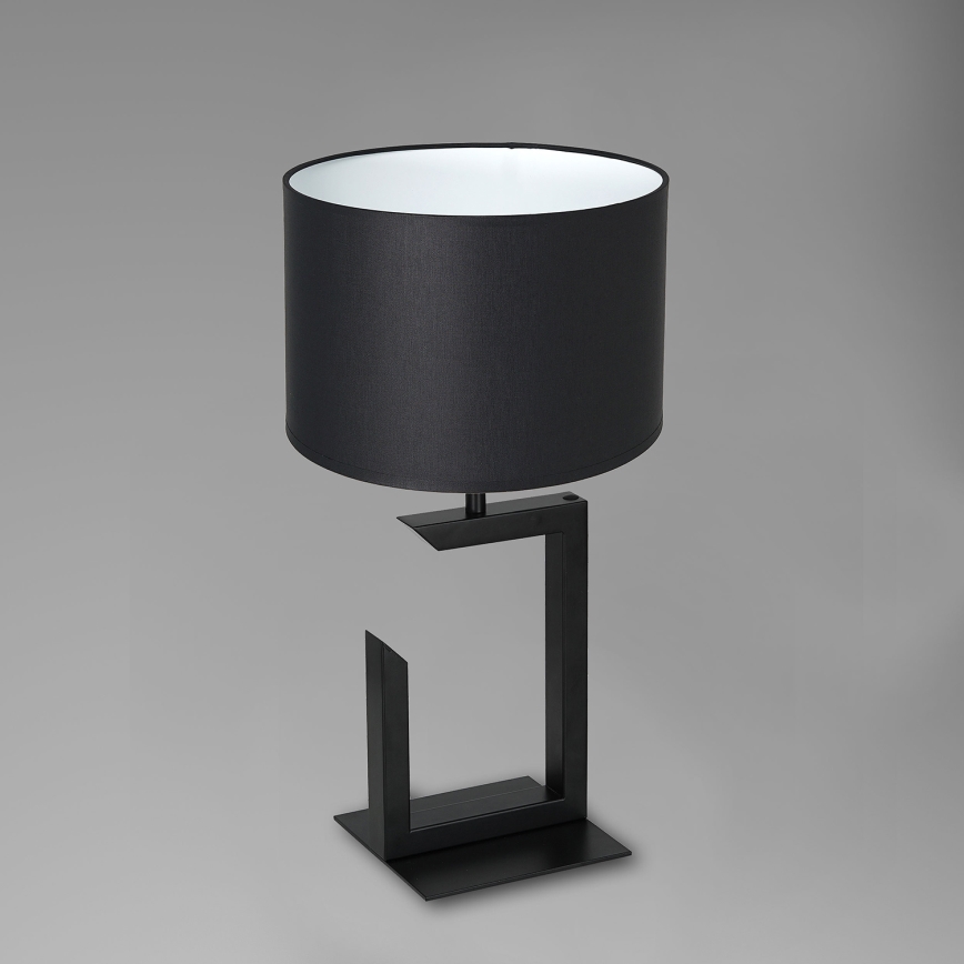 Stolná lampa 1xE27/60W/230V 45 cm čierna/biela