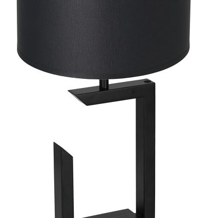 Stolná lampa 1xE27/60W/230V 45 cm čierna/biela