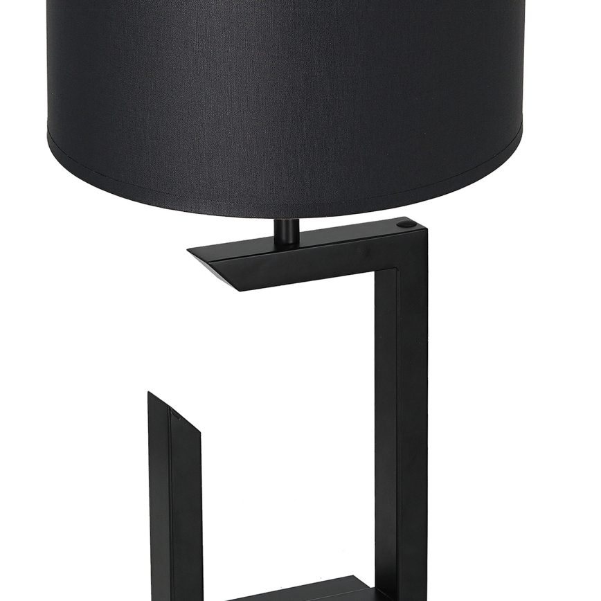 Stolná lampa 1xE27/60W/230V 45 cm čierna/biela
