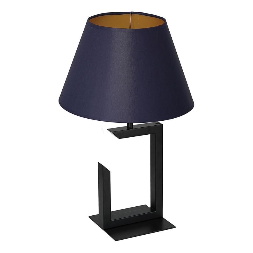 Stolná lampa 1xE27/60W/230V 45 cm modrá/zlatá