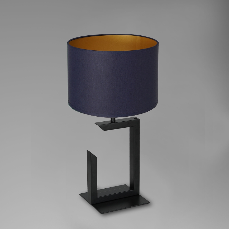 Stolná lampa 1xE27/60W/230V 45 cm modrá/zlatá