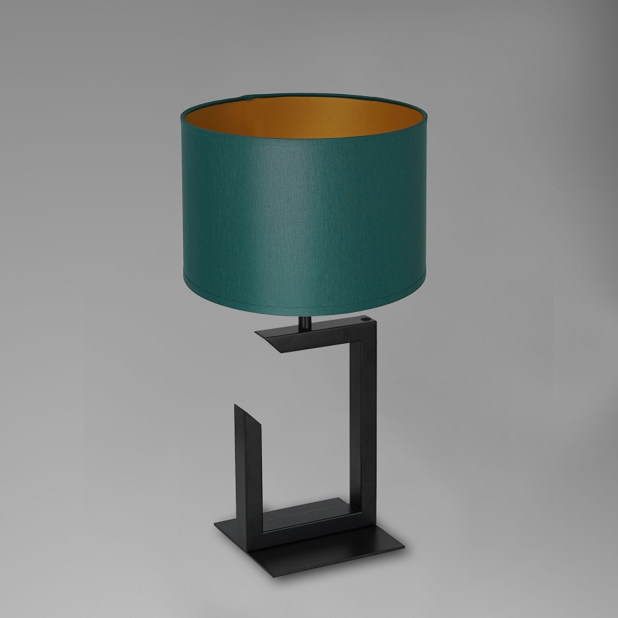 Stolná lampa 1xE27/60W/230V 45 cm zelená/zlatá