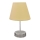 Stolná lampa 1xE27/60W/230V béžová/lesklý chróm