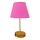 Stolná lampa 1xE27/60W/230V ružová/medená
