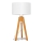 Stolná lampa ALBA 1xE27/15W/230V biela/dub
