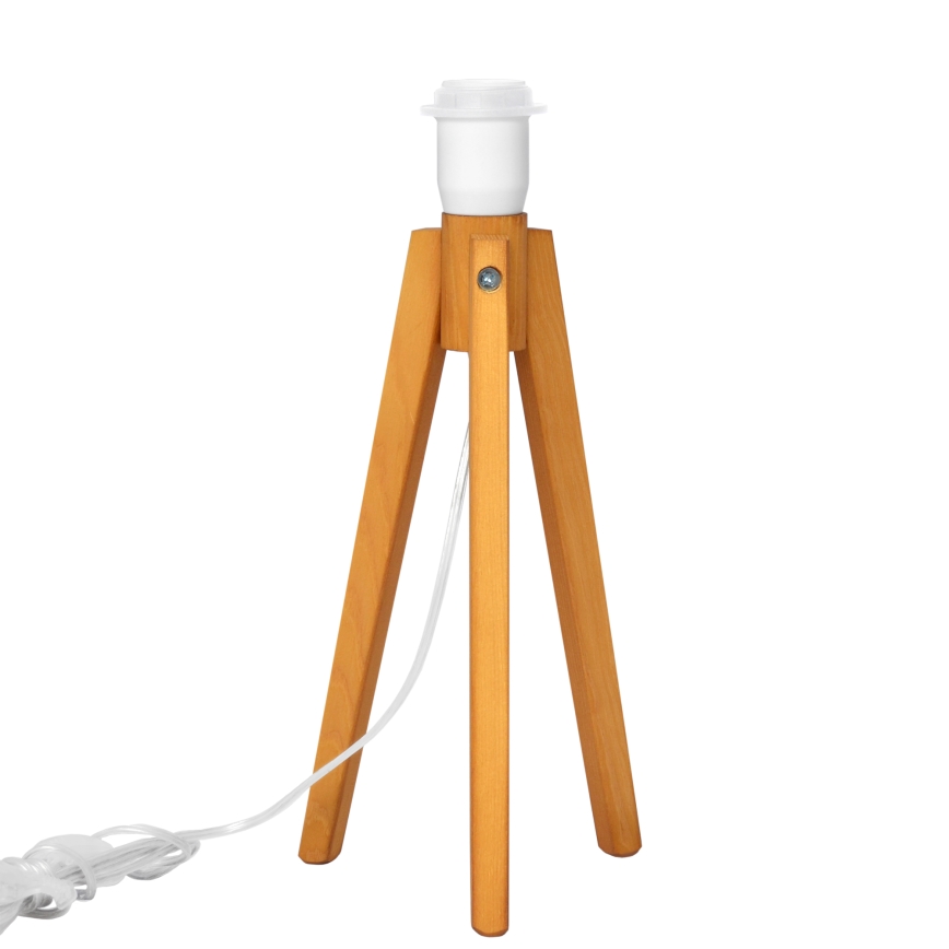 Stolná lampa ALBA 1xE27/15W/230V biela/dub