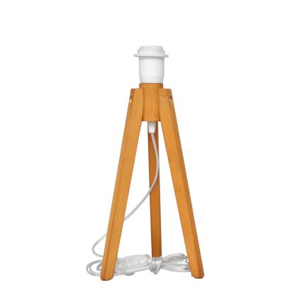 Stolná lampa ALBA 1xE27/15W/230V biela/dub