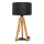 Stolná lampa ALBA 1xE27/15W/230V čierna/dub