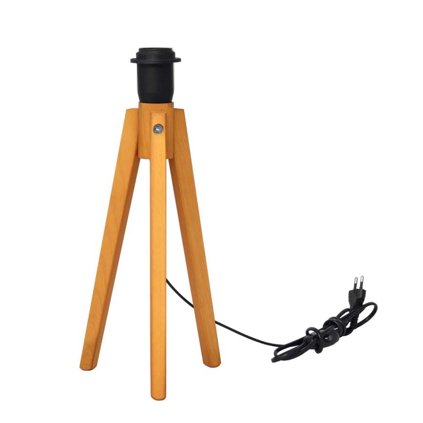 Stolná lampa ALBA 1xE27/15W/230V čierna/dub