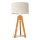 Stolná lampa ALBA 1xE27/15W/230V krémová/dub
