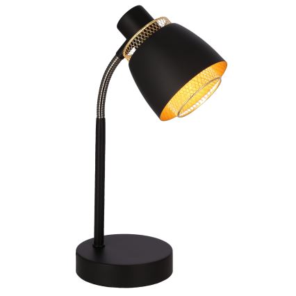 Stolná lampa ALEKSANDRIA 1xE14/40W/230V čierna/zlatá