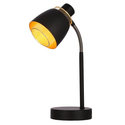 Stolná lampa ALEKSANDRIA 1xE14/40W/230V čierna/zlatá