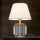 Stolná lampa ALEXIS 1xE27/60W/230V krémová/zlatá/číra
