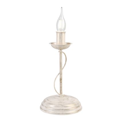 Stolná lampa ANTON 1xE14/60W/230V biela patina