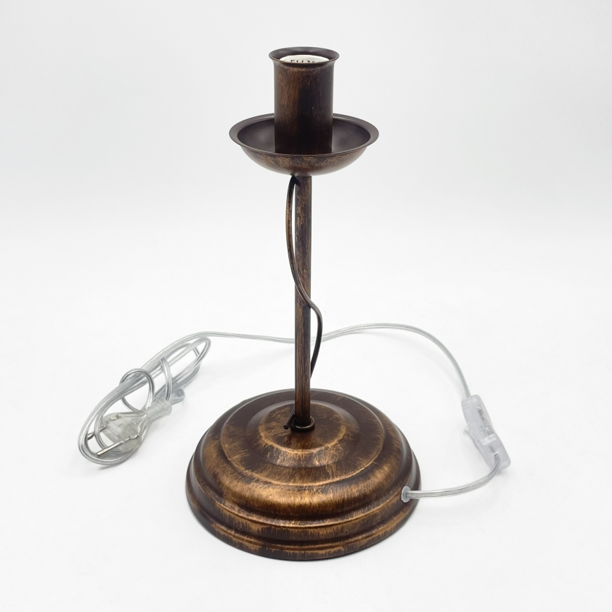 Stolná lampa ANTON 1xE14/60W/230V bronzová