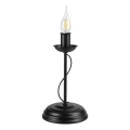 Stolná lampa ANTON 1xE14/60W/230V čierna