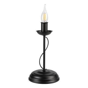 Stolná lampa ANTON 1xE14/60W/230V čierna