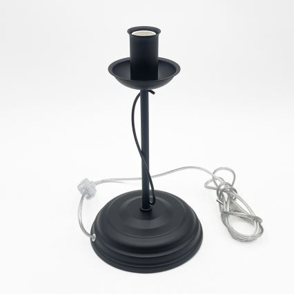 Stolná lampa ANTON 1xE14/60W/230V čierna