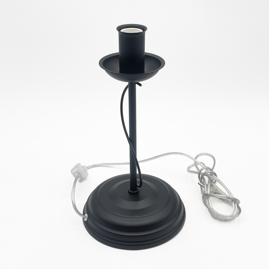 Stolná lampa ANTON 1xE14/60W/230V čierna