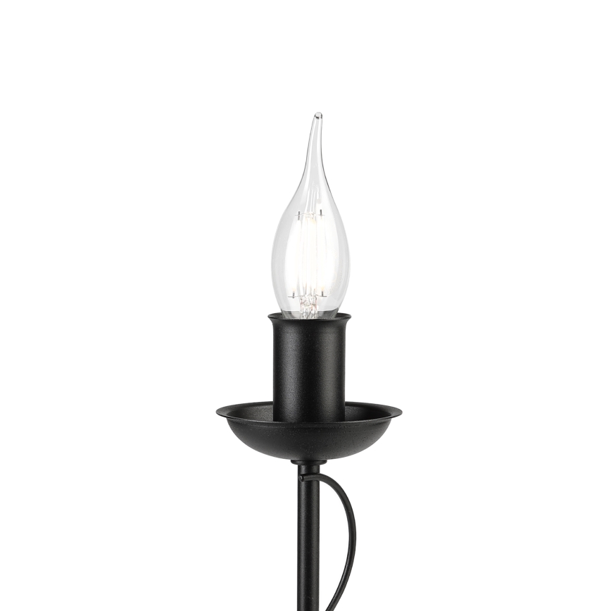 Stolná lampa ANTON 1xE14/60W/230V čierna