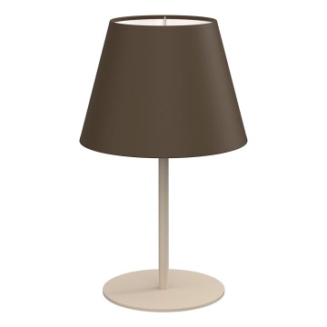 Stolná lampa ARDEN 1xE27/15W/230V béžová/hnedá