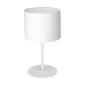 Stolná lampa ARDEN 1xE27/60W/230V pr. 18 cm biela