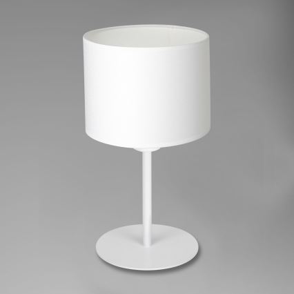 Stolná lampa ARDEN 1xE27/60W/230V pr. 18 cm biela