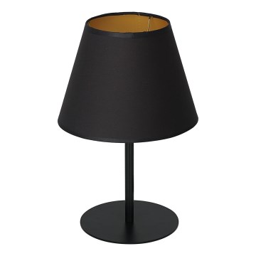 Stolná lampa ARDEN 1xE27/60W/230V pr. 20 cm čierna/zlatá