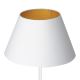 Stolná lampa ARDEN 1xE27/60W/230V pr. 30 cm biela/zlatá