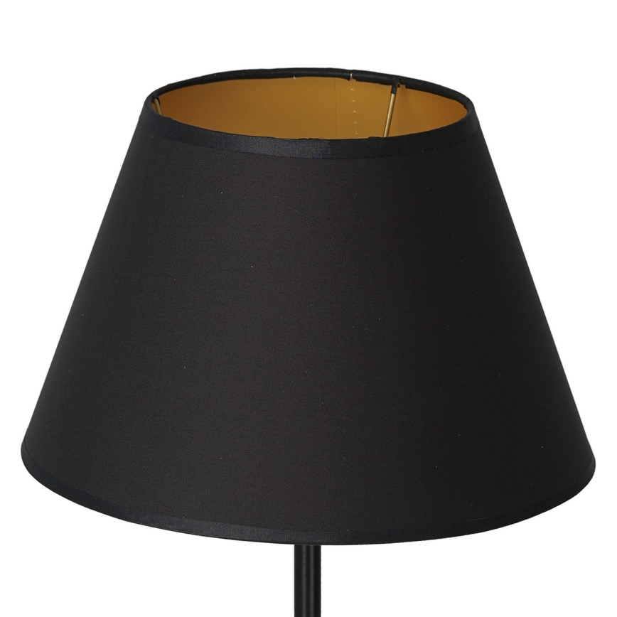 Stolná lampa ARDEN 1xE27/60W/230V pr. 30 cm čierna/zlatá