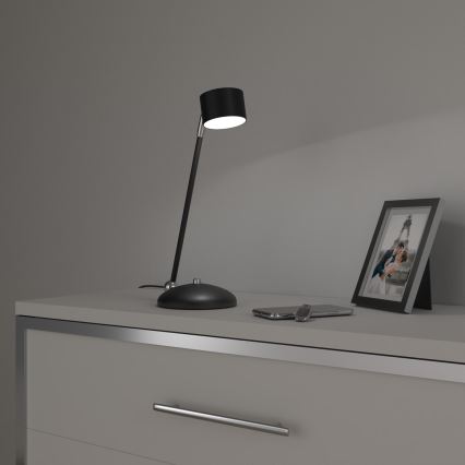 Stolná lampa ARENA 1xGX53/11W/230V čierna/lesklý chróm
